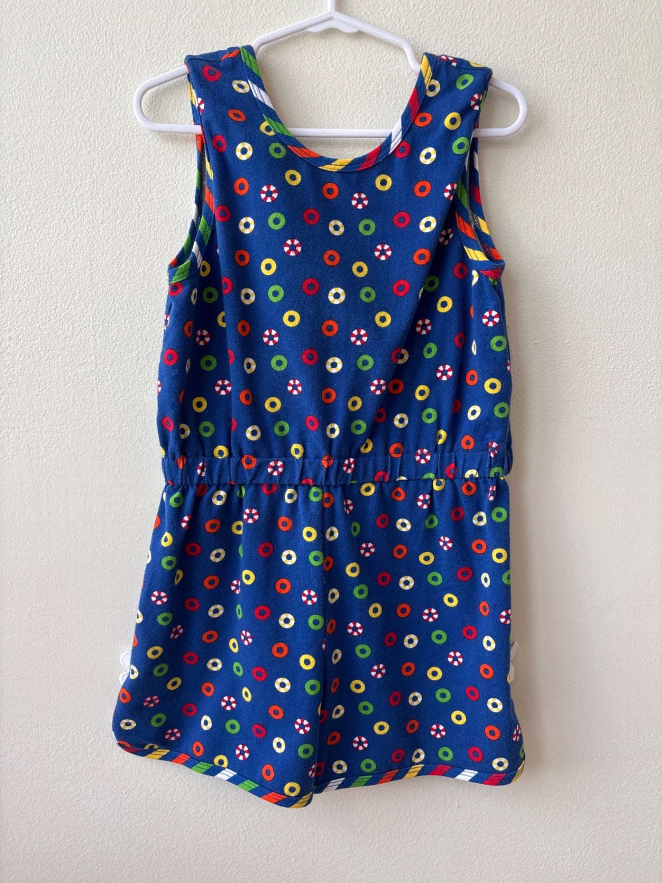 Florence Eiseman | 6 | Blue Romper with Rings