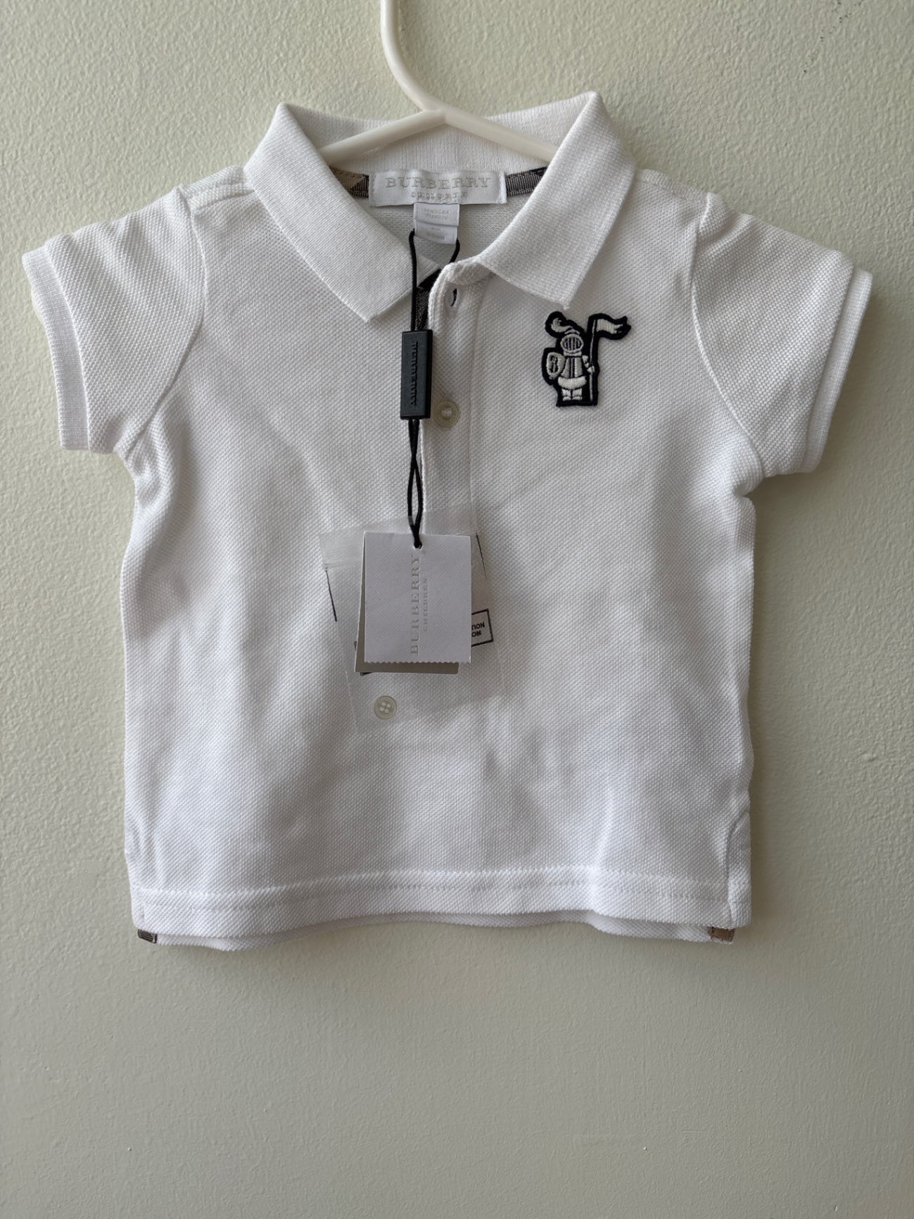 Burberry | 6 Months | Shirt - White - Polo