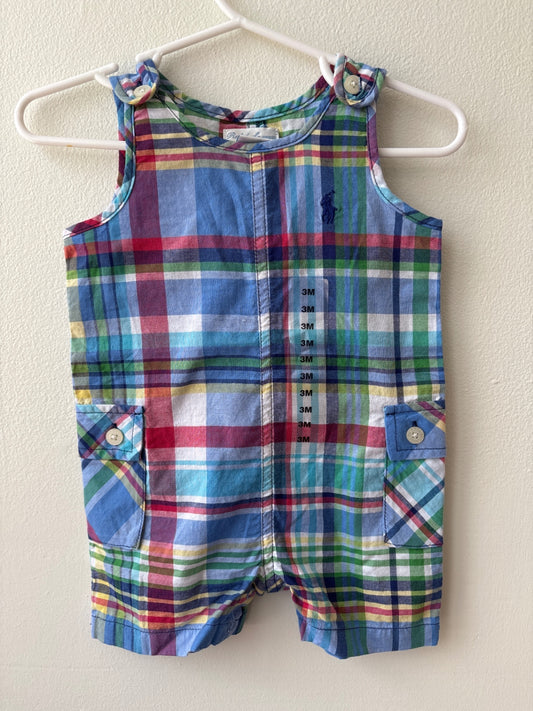 Ralph Lauren | 3 Months | Romper - Multicolor - Plaid