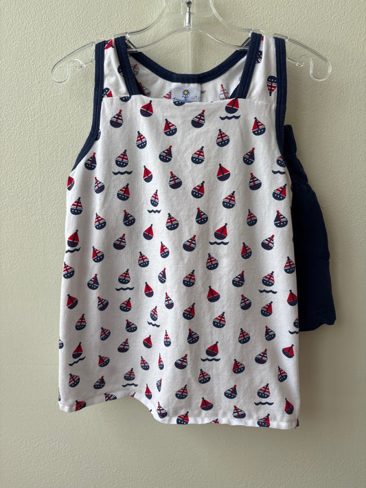 Florence Eiseman | 6 | Tank + Shorts - Sailboats
