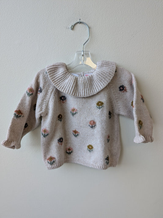 Zara | 3 - 6 Months | Sweater - Multicolor - Floral