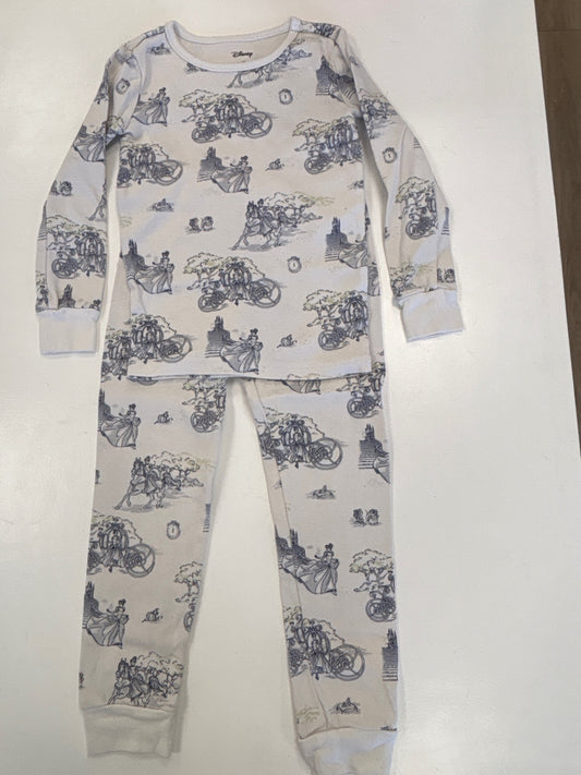 Janie and Jack | 5T | Pajamas - White - Disney Cinderella