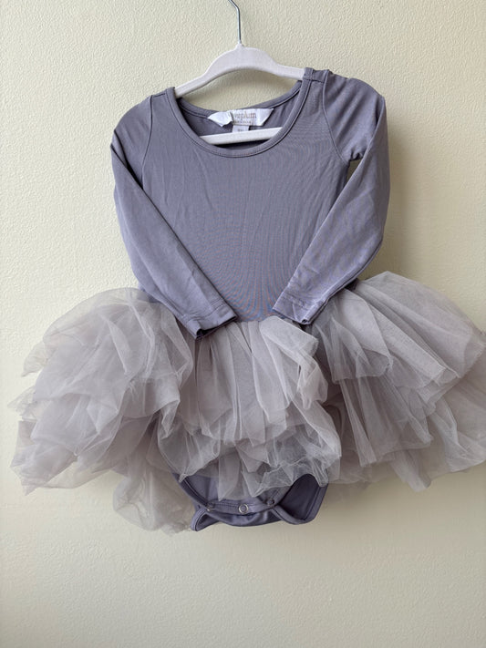I love Plum | 2T | Dress - Purple - Leotard with Tulle