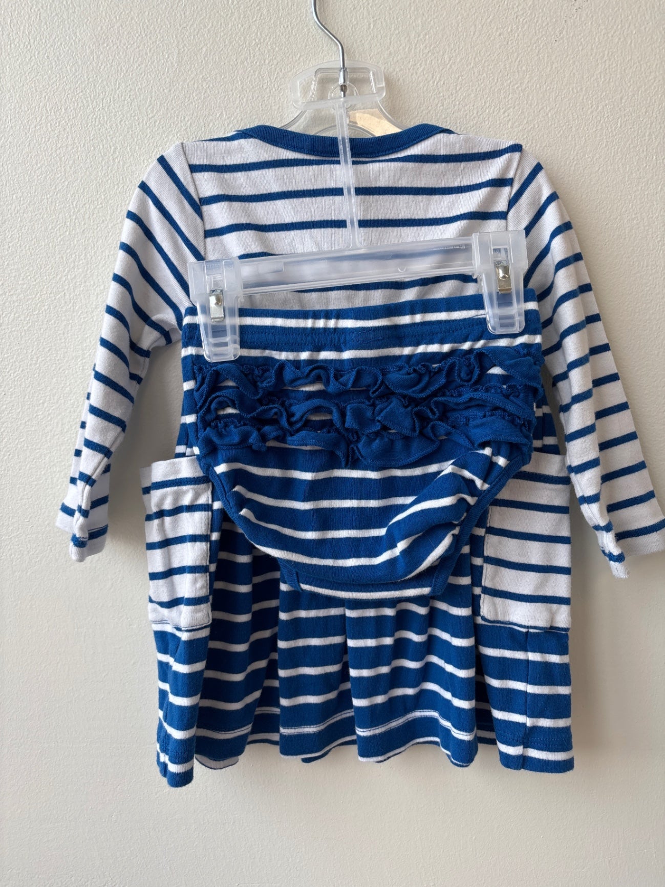 Hanna Andersson | 18 - 24 Months | Dress - Blue - Stripe with Bloomers