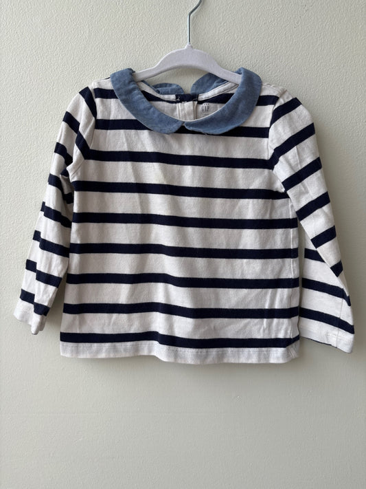 BabyGap | 2T | Top - Multicolor - peter pan collar