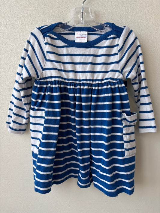 Hanna Andersson | 18 - 24 Months | Dress - Blue - Stripe with Bloomers