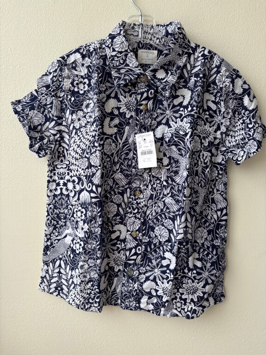 Crewcuts | 6-7 | Shirt - Navy - Floral