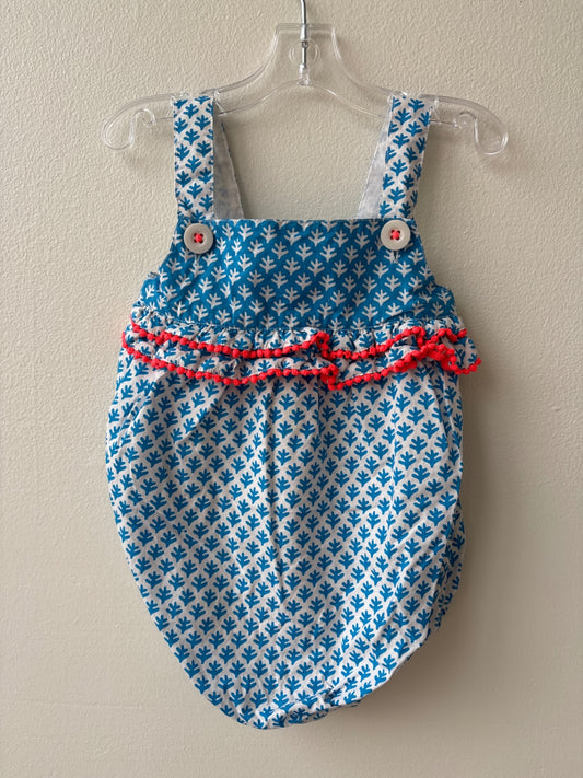 Mini Boden | 3 - 6 Months | Bubble - Blue - two tone