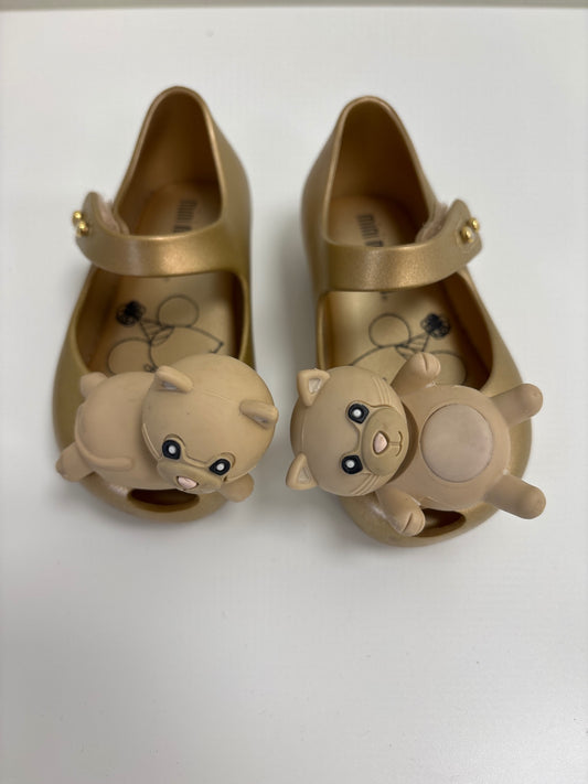 Mini Melissa | 5 | Shoes - Gold - Cats