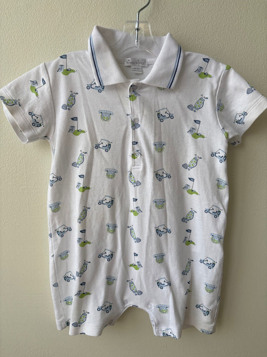 Kissy Kissy | 18 - 24 Months | Romper - White - Golf carts