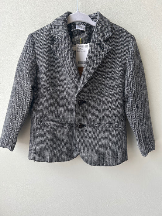 Egg New York | 2T | Blazer - Black - Herringbone