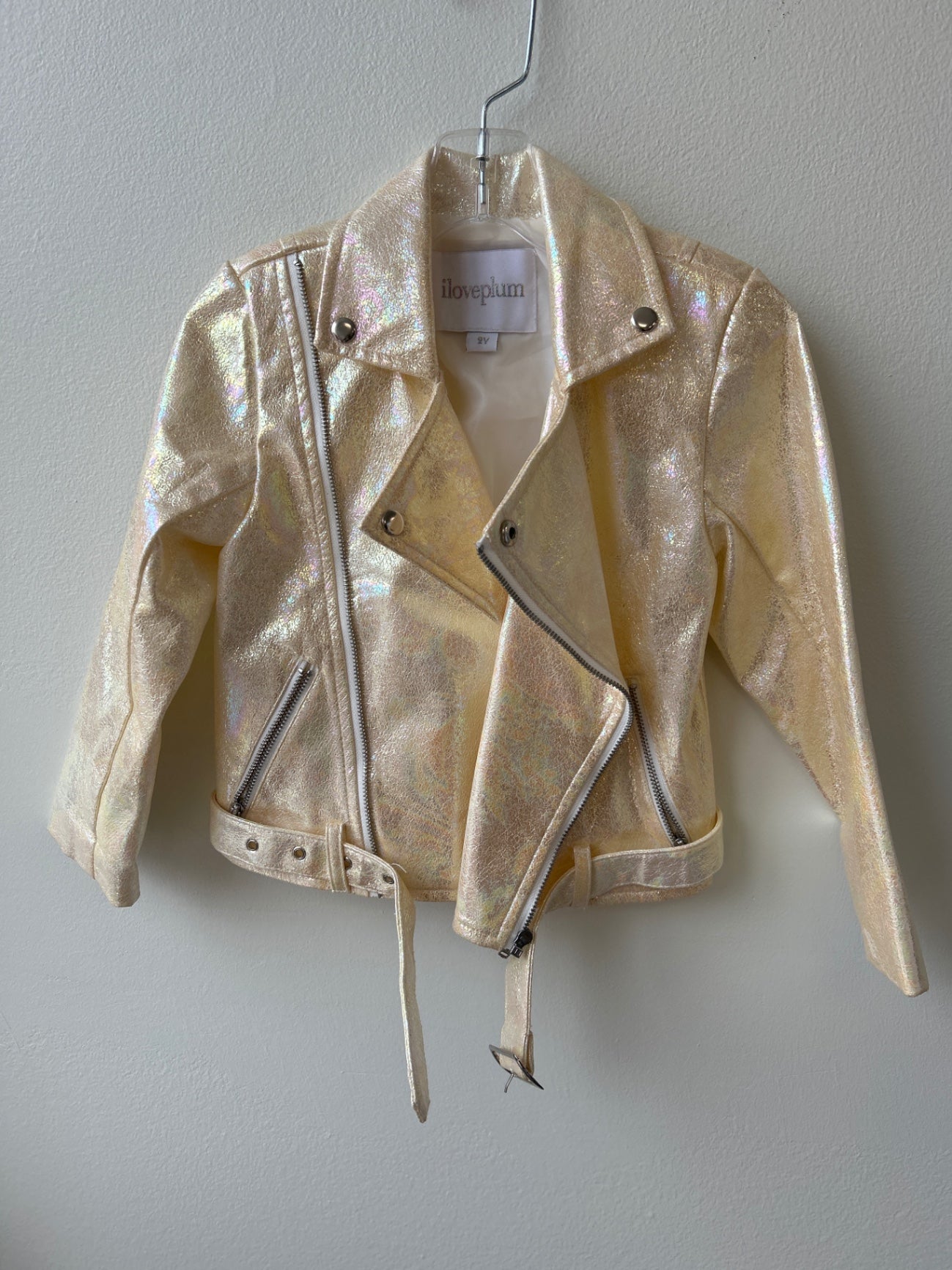 I love Plum | 2T | Jacket/Coat - Yellow - Sparkle