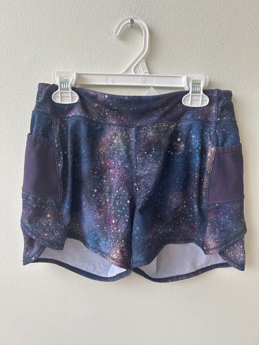Athleta | 12 | Shorts - Multicolor - Galaxy Print