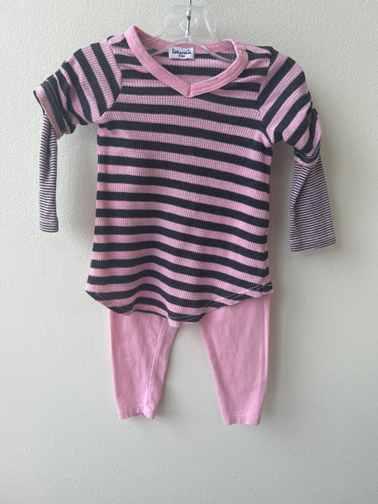 Splendid | 3 - 6 Months | 2 PC - Pink - Stripe