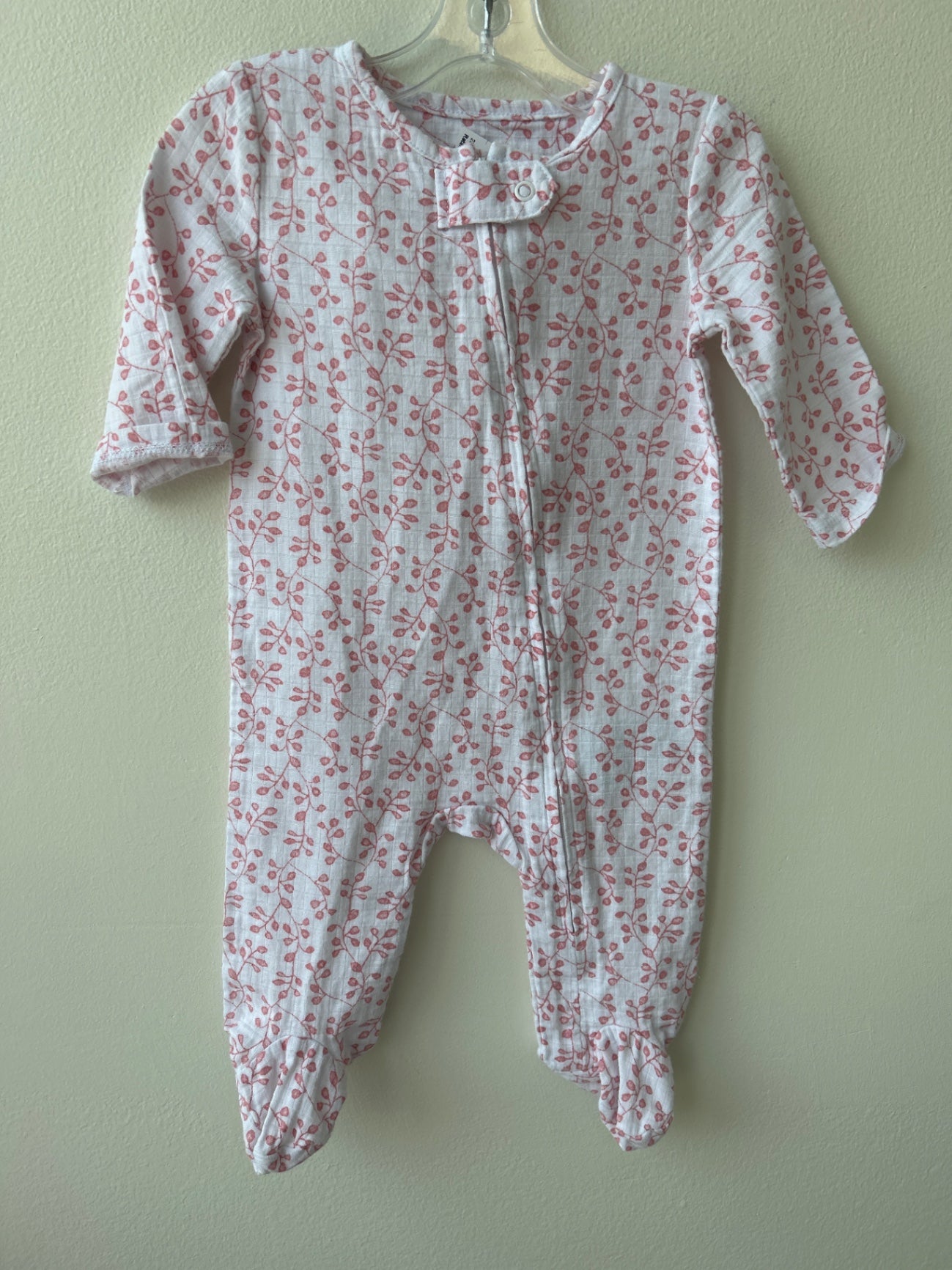 Aden + Anais | 0 - 3 Months | Onesie - White - floral