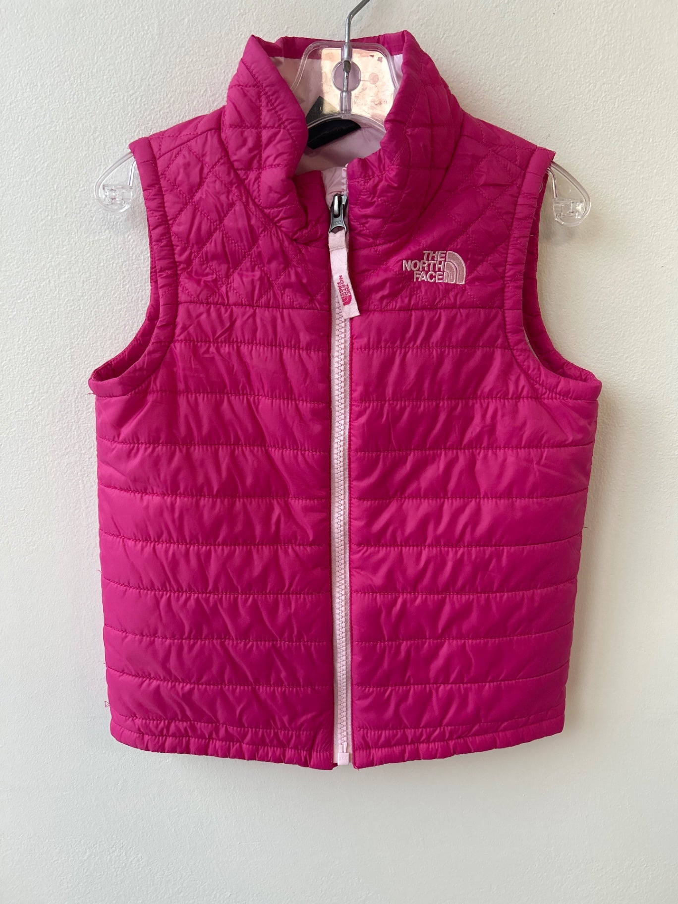 The North Face Pink Puffer Vest – Size 4T