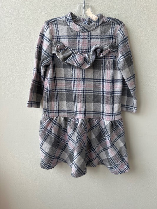 Janie and Jack | 4T | Dress - Gray - Plaid