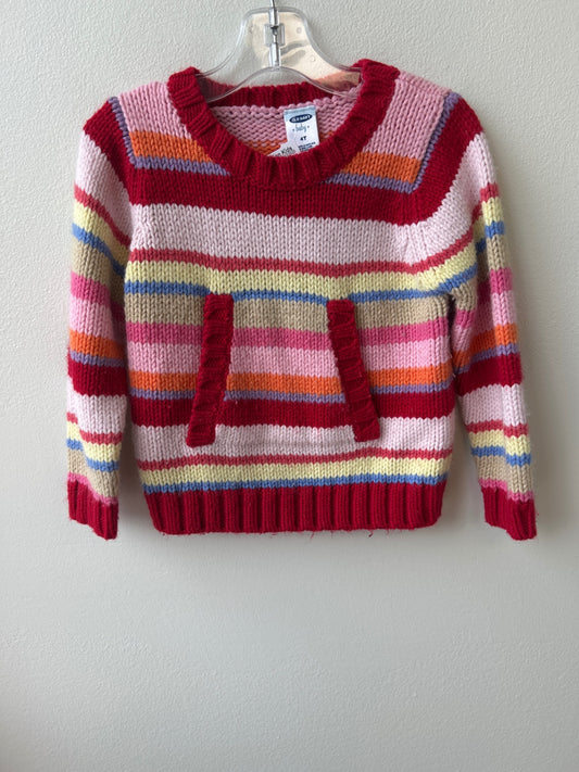 Old Navy | 4T | Sweater - Multi-Color - Stripes