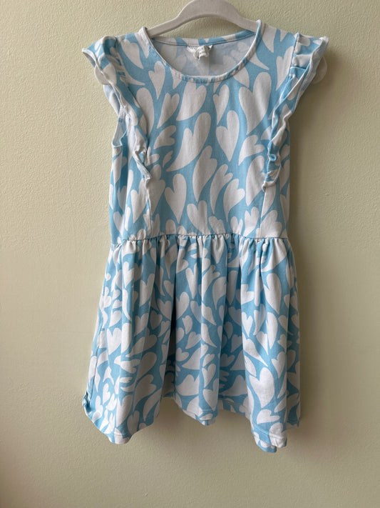 Art & Eden | 4T | Dress - Blue - Hearts