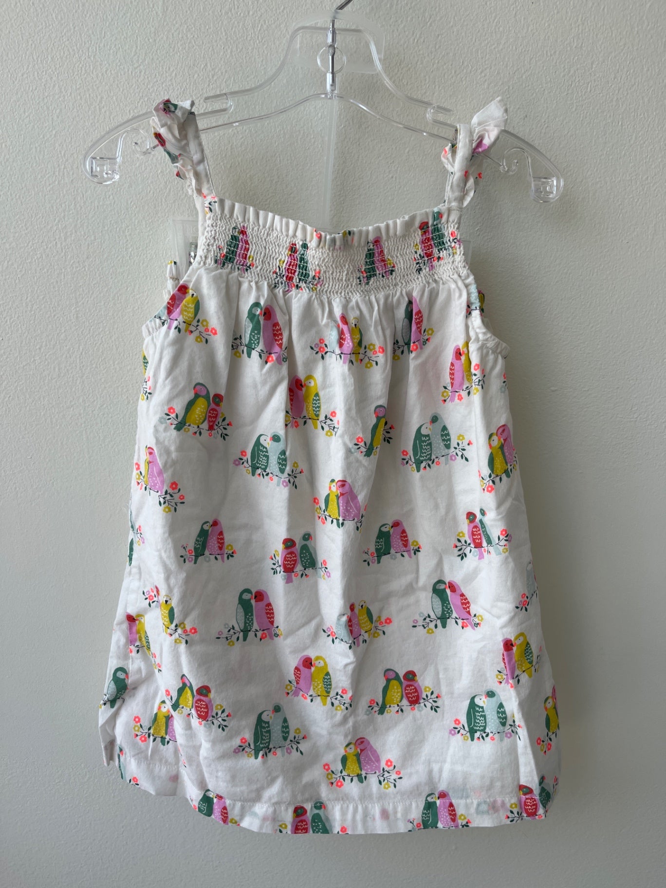 Mini Boden Dress - White Birds | size 18 - 24 Months