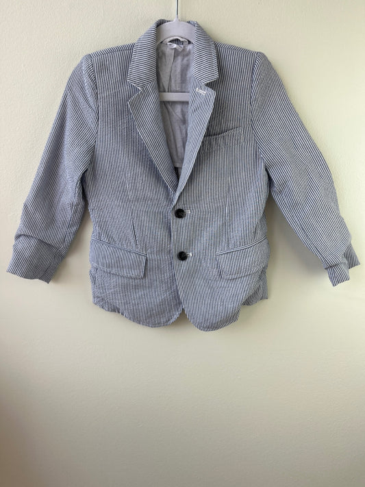 Egg New York | 4 | Jacket/Coat - Gray - Searsucker