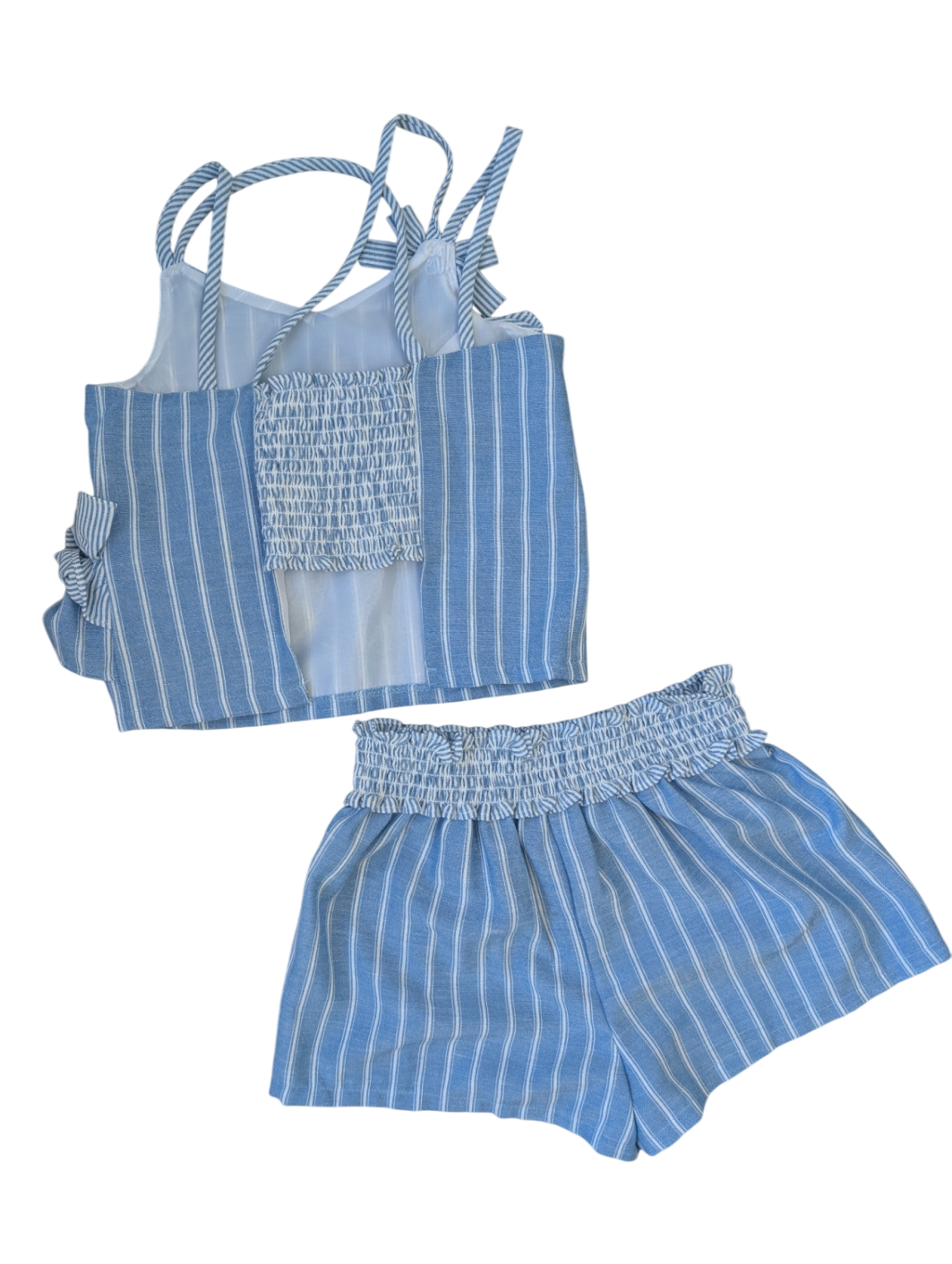Bonnie Jean 2 PC - Blue Ruffle Detail | size 10