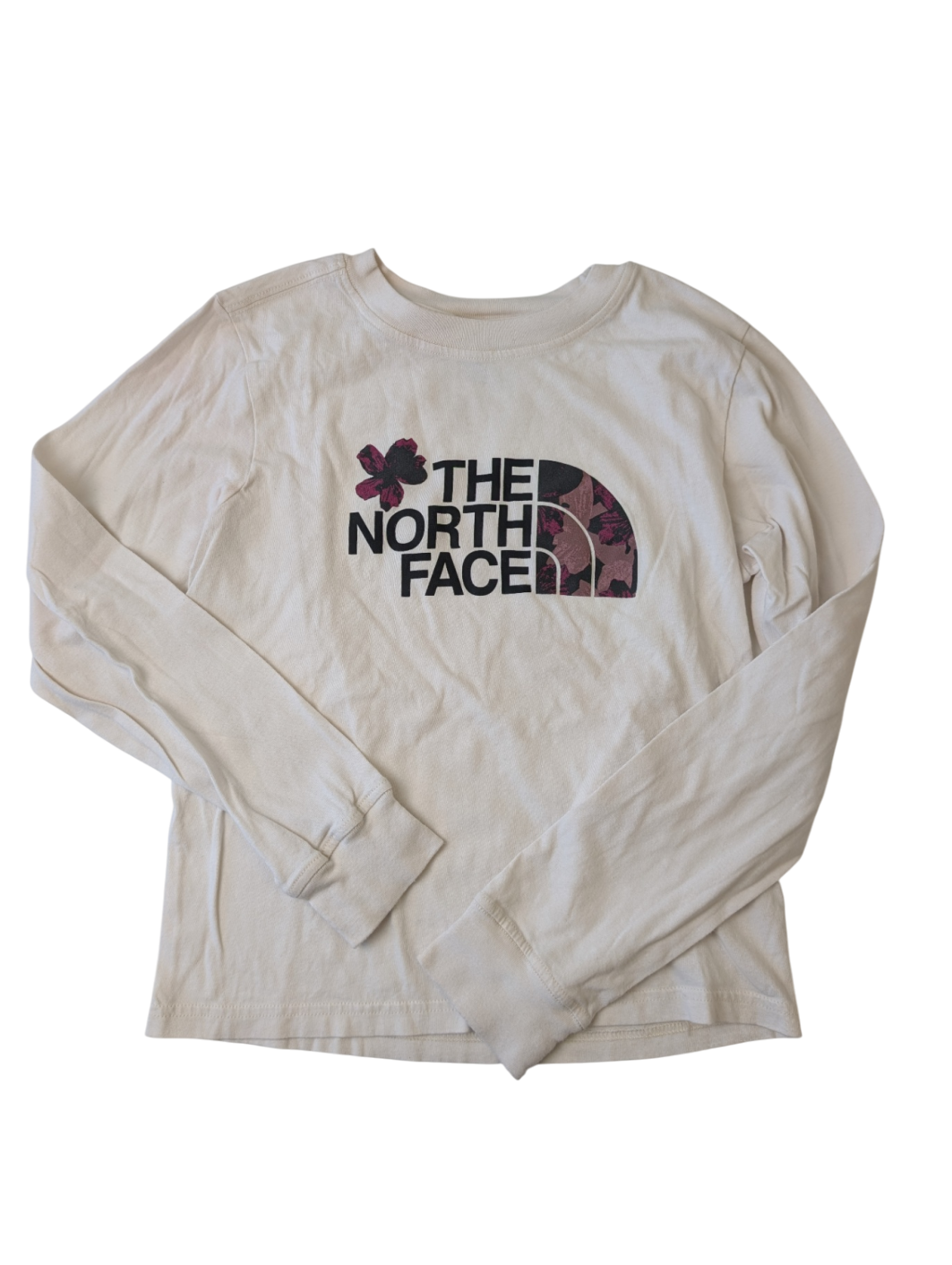 The North Face Longsleeve T-shirt - White Logo | size M