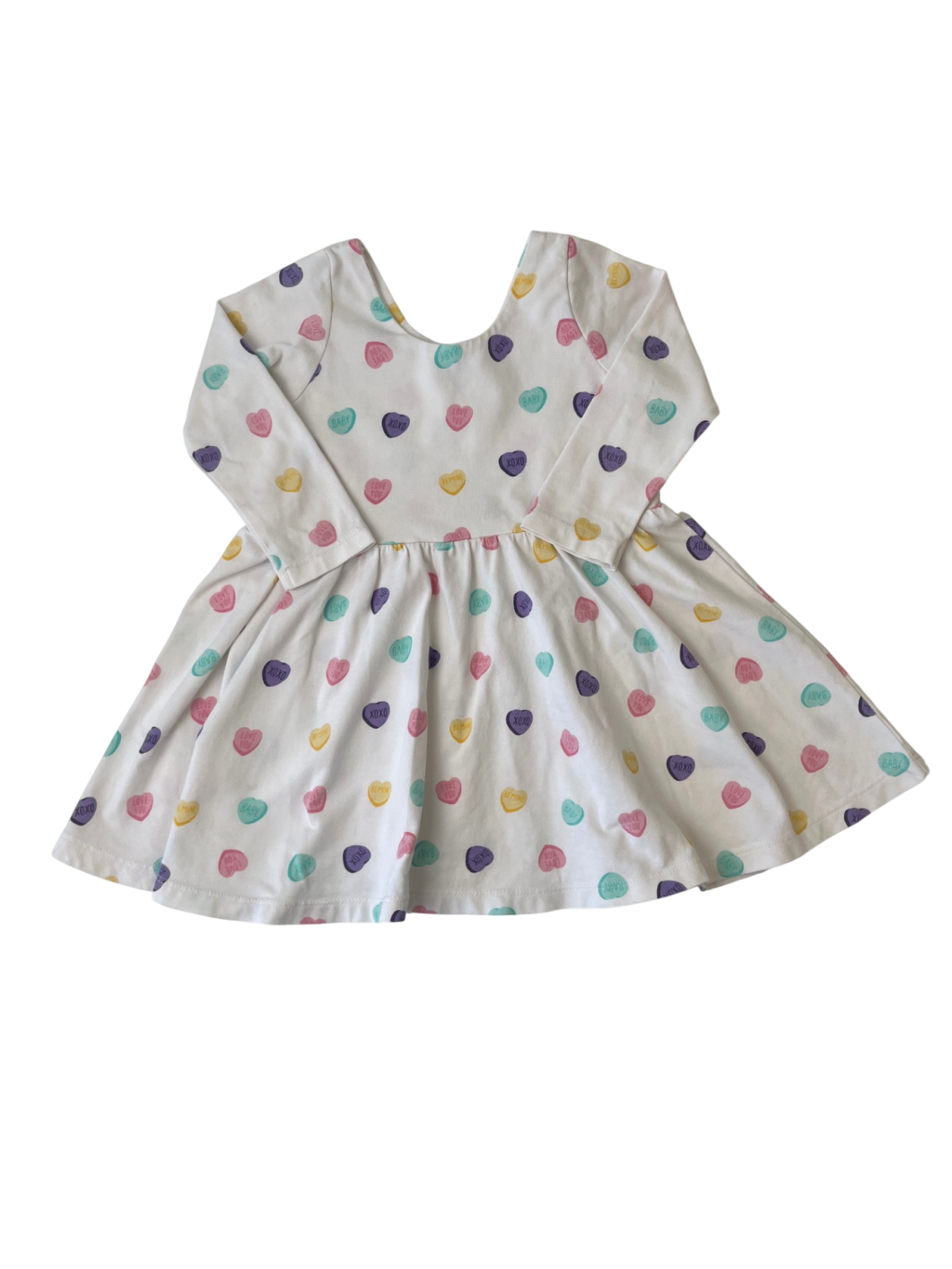 Monica + Andy Dress - White- Sweethearts | size 24 Months