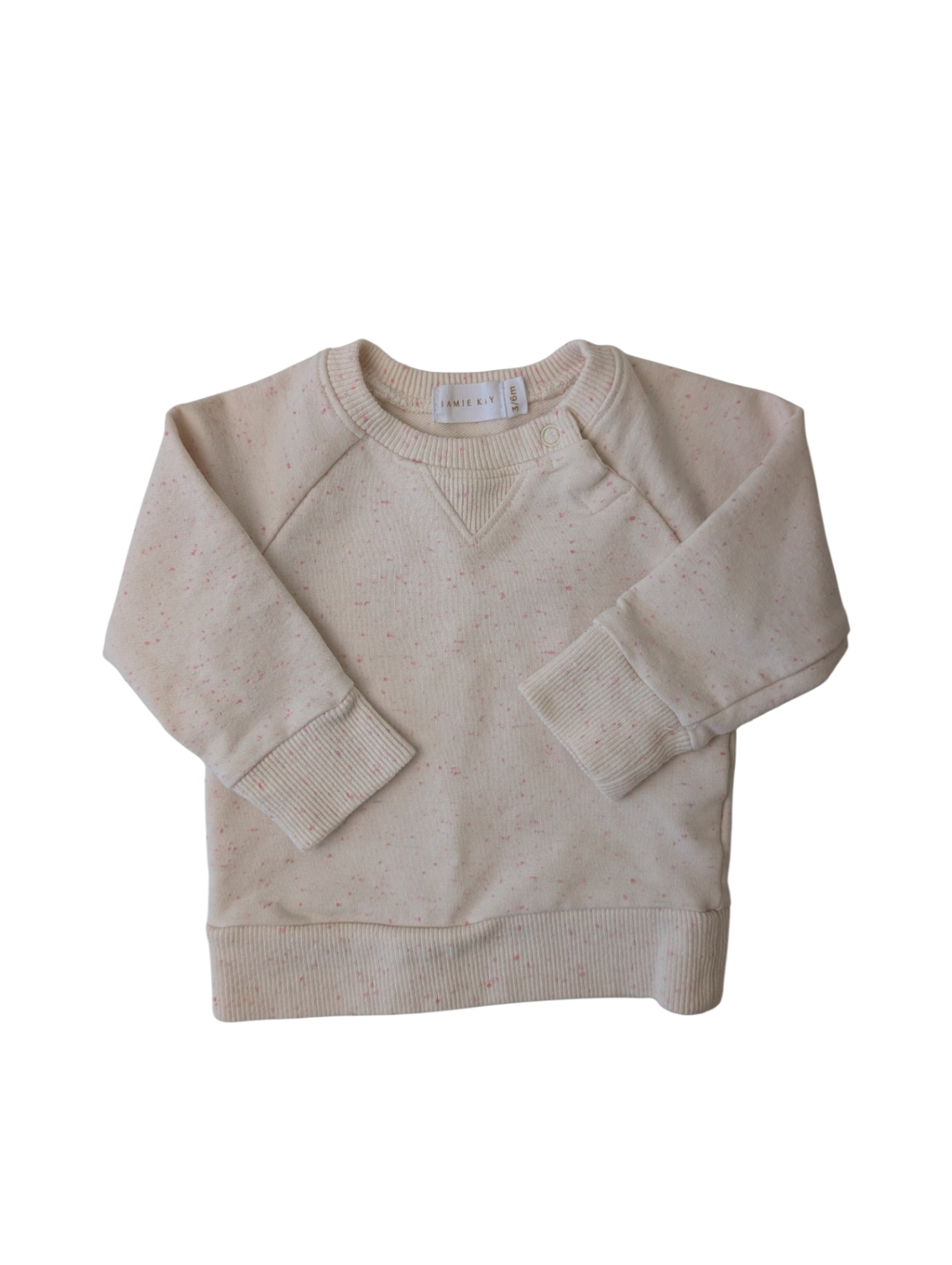 Jamie Kay Sweatshirt - Cream Speckled | size 3-6 Months