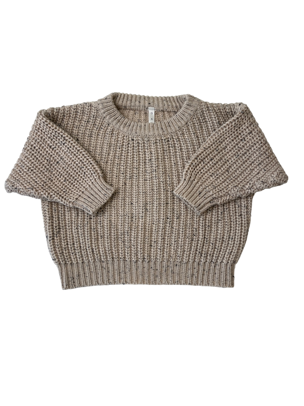 OAT CO Sweater - Beige Knit | size 0/6 Months