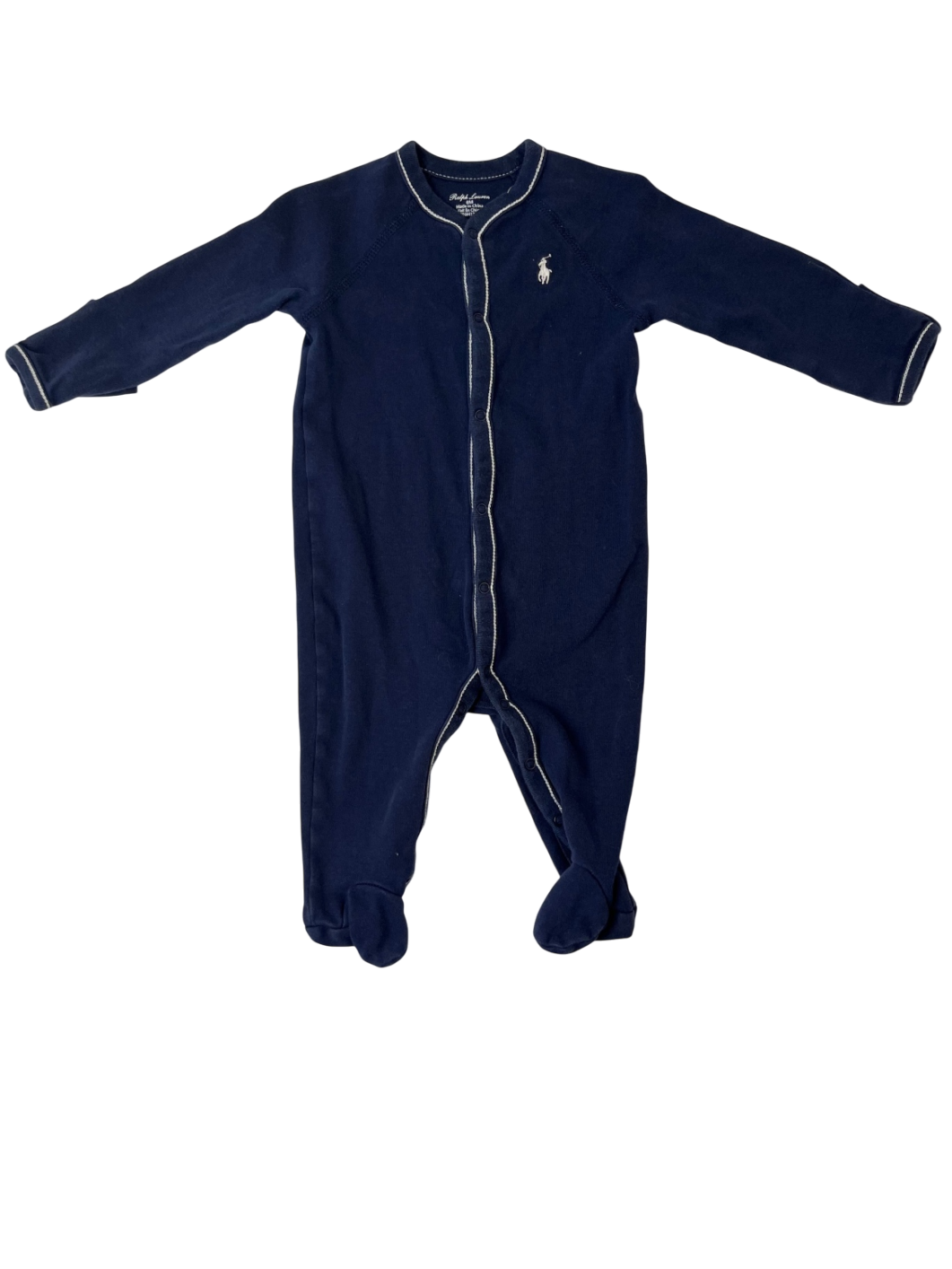 Ralph Lauren | 6 Months | Onesie - Navy -
