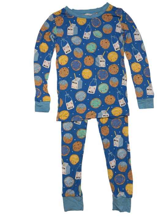 Little Sleepies Pajamas - Milk & Cookies Two-Piece Pajama Set Bamboo | size 5/6