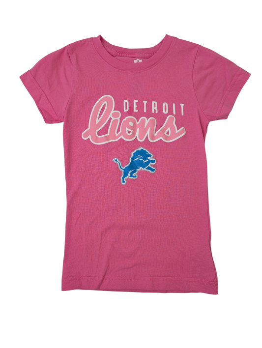 NFL T-Shirt - Pink Detroit Lions | size S