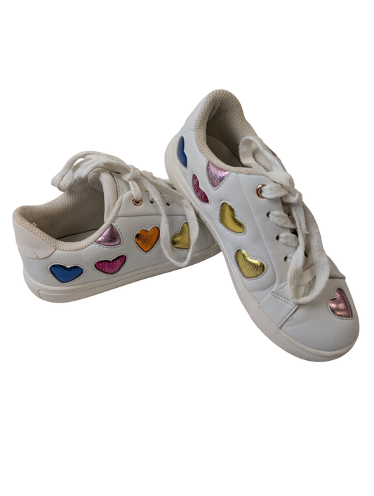 Kurt Geiger Shoes - White Leather Mini Lane Love | size shoe 13