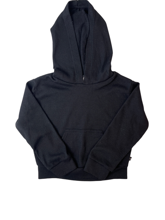 Pixie Lane Sweatshirt - Black Waffle Knit | size 3T
