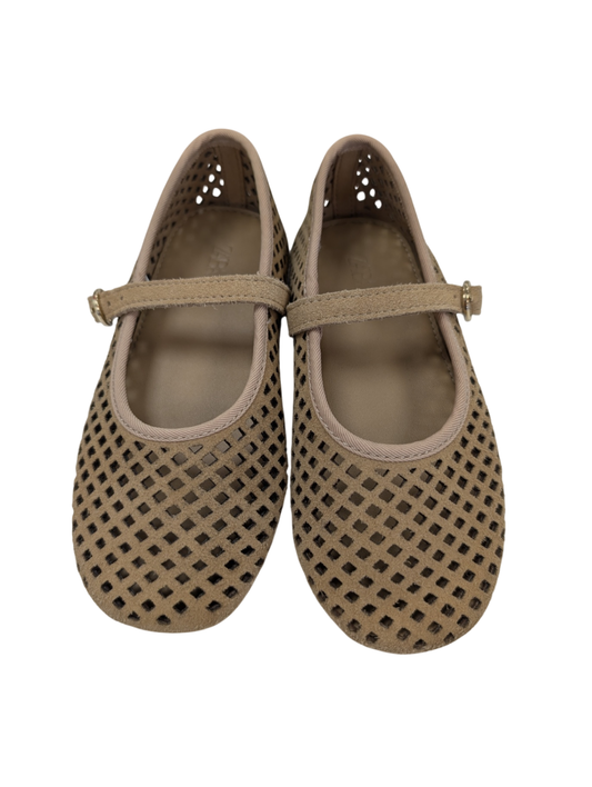 Zara Shoes - Beige Suede flats | size 9.5