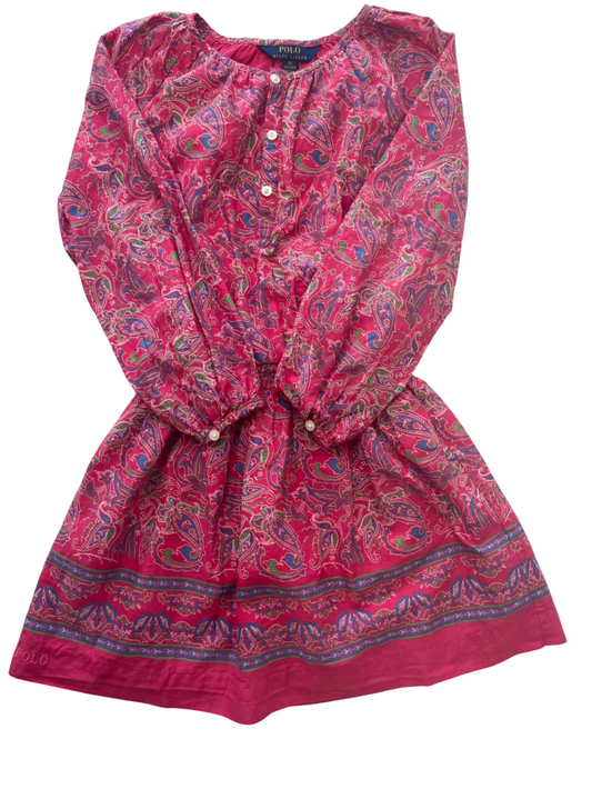 Ralph Lauren Dress - Pink Paisley  | size 6