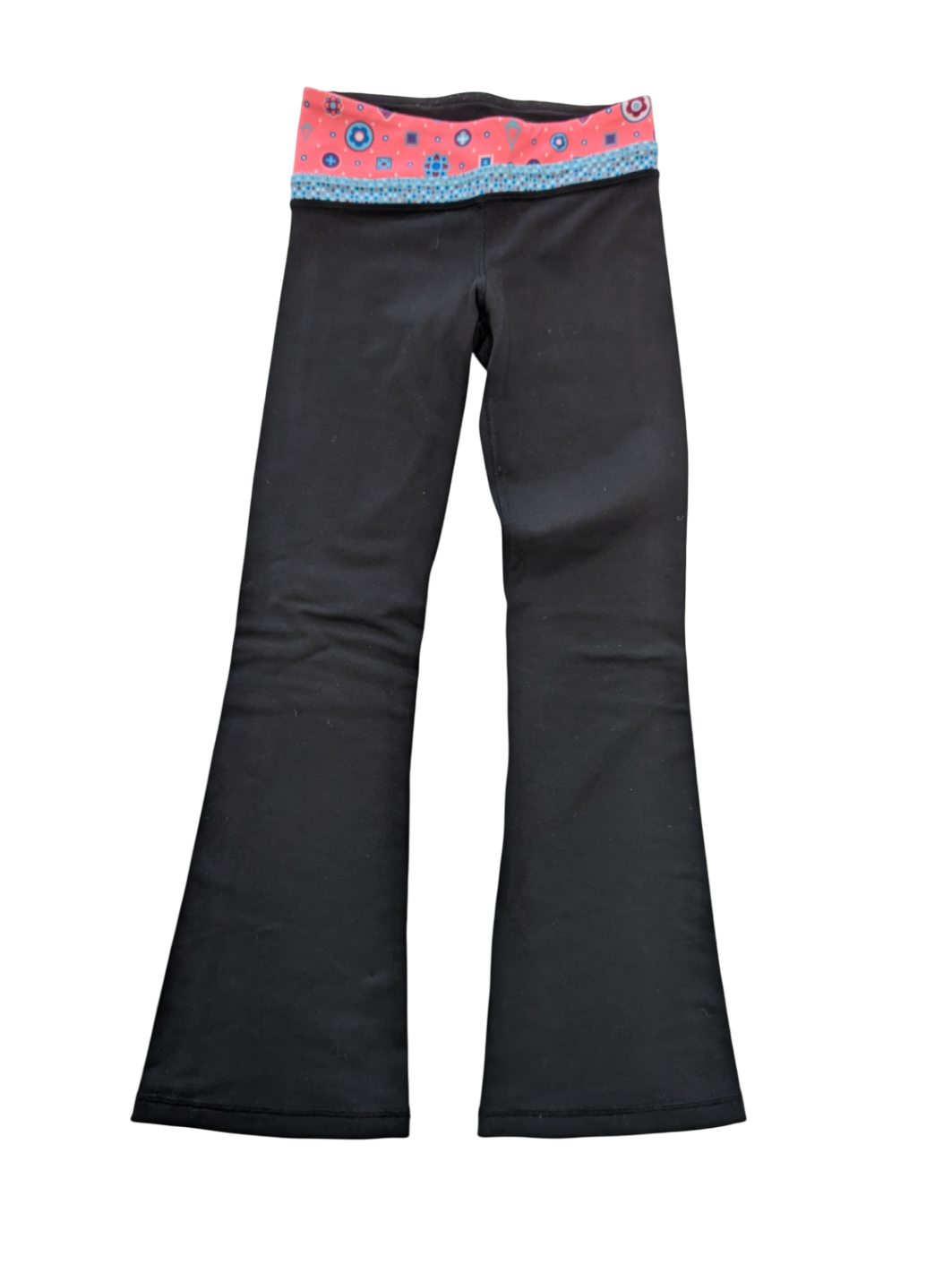 Ivivva Leggings - Reversible Black Flare leg | size 4