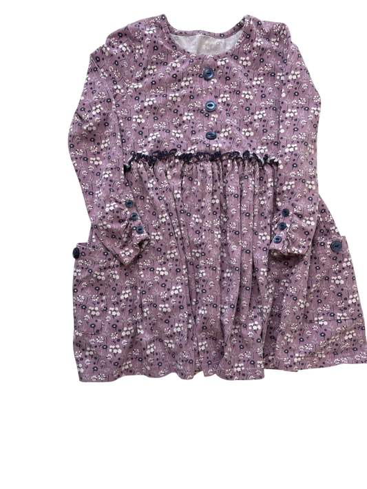 Serendipity Dress - Purple Floral | size 4-5