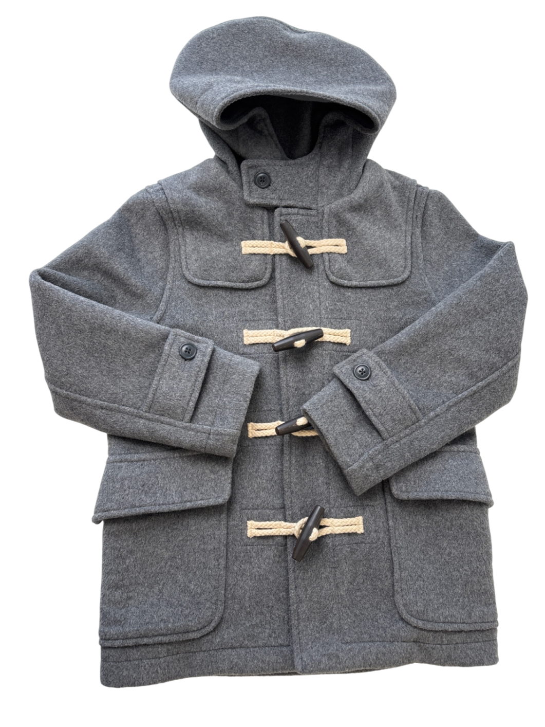 Gap Coat/Jacket - Grey w/ hood | size S