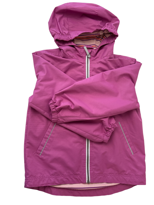 Hanna Andersson Anorak - Pink Jersey lined | size 6-7