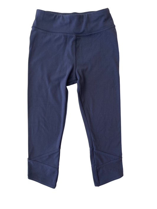Athleta Girl Leggings - Blue On Pointe Cross Hem Capri | size 6