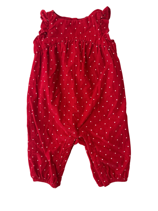 Baby Gap Romper - Red Polka Dot | size 0 - 3 Months
