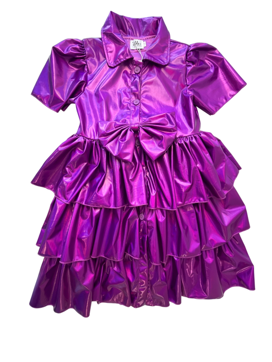 Lola & The Boys Dress - Pink Iridescent | size 10