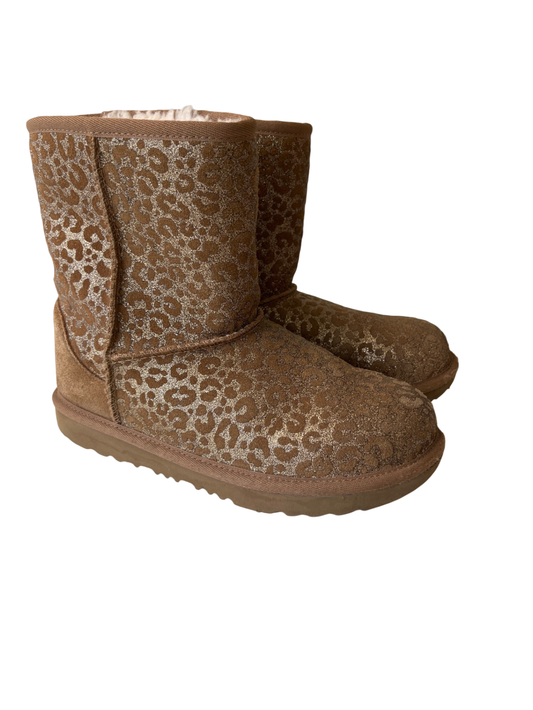 UGG Shoes - Tan Sparkle Lepoard Print | size 4
