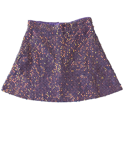 Lola & The Boys Skirt - Purple Sequins | size 10