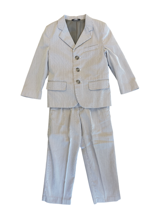 Claiborne 2 Piece Ensemble - Tan Stripes | size 5