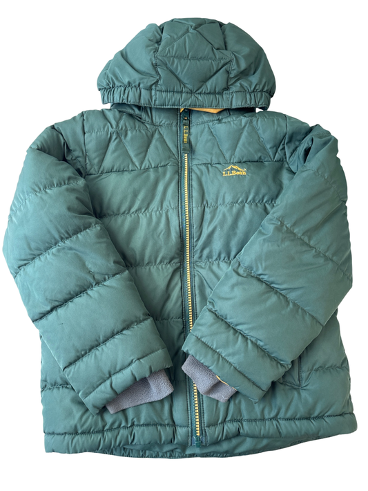 LL Bean Down Jacket - Pinewood Green | size 6/7