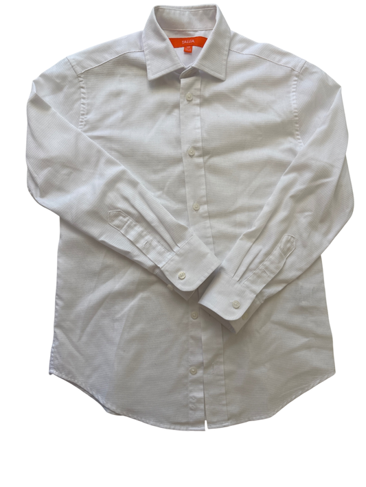 Tallia Shirt - White Button Down Dress Shirt | size 10