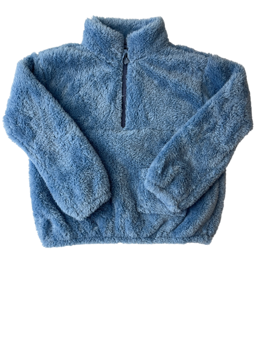 Crewcuts Quarter Zip - Blue Fleece | size 6/7